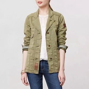 Anthropologie Holding horses army jacket xs
